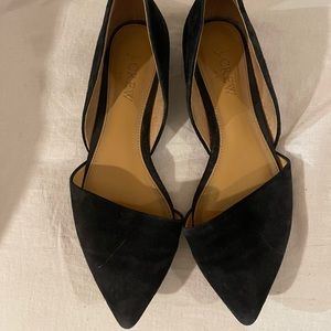 J. Crew Black Flats Size 6